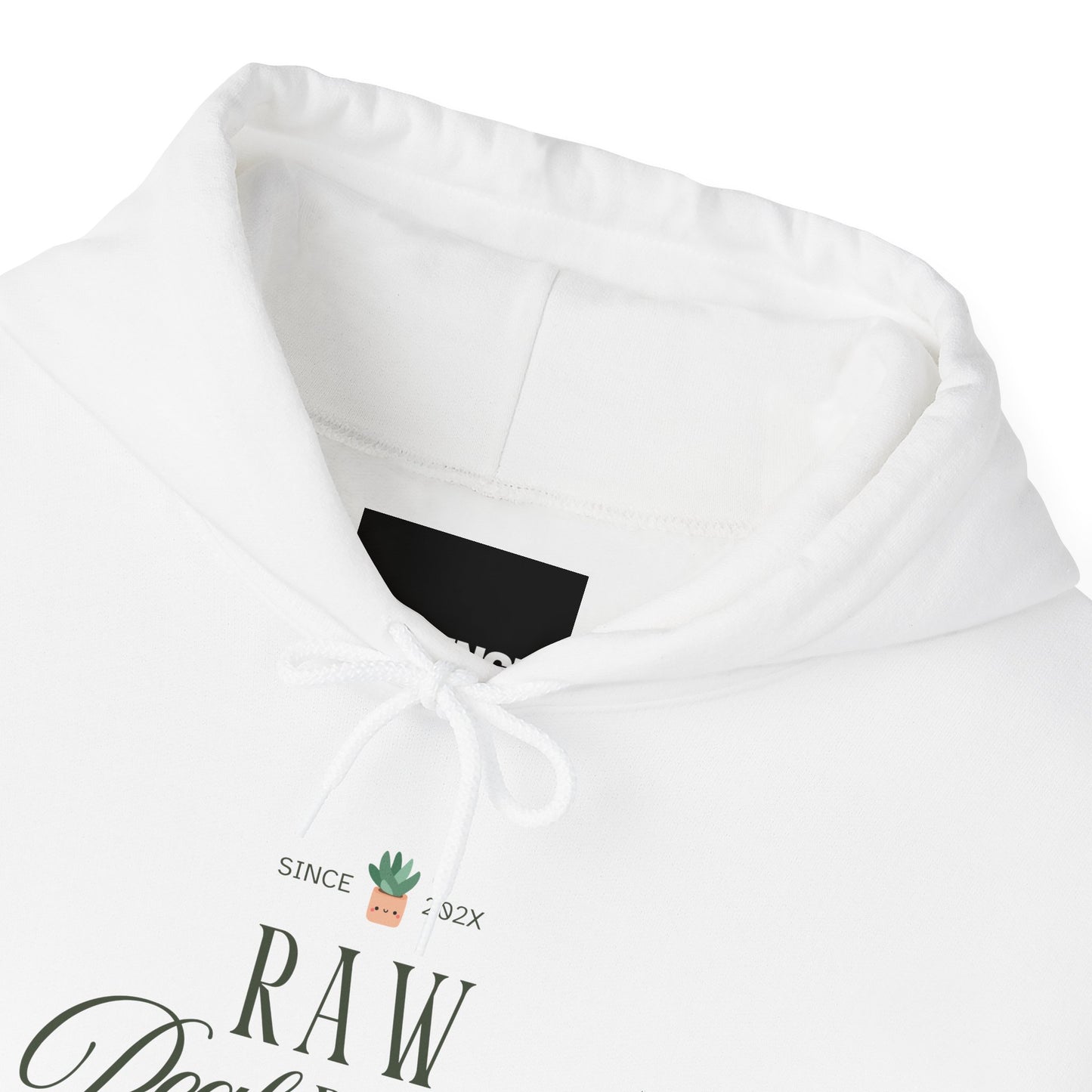 Unisex Heavy Blend™ Hooded Sweatshirt - Inspirational Raw & Resilient, Cozy Gift for Friends, Motivational Apparel, Casual Wear, [...]