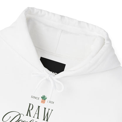 Unisex Heavy Blend™ Hooded Sweatshirt - Inspirational Raw & Resilient, Cozy Gift for Friends, Motivational Apparel, Casual Wear, [...]