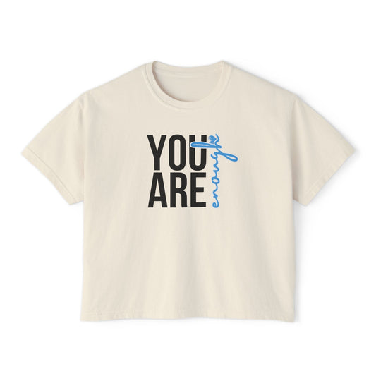 Empowering Women's Boxy Tee | Positive Affirmation Tee, Relaxed Fit T-Shirt, Unique Graphic Top, Perfect Gift for Her, Everyday Comfort